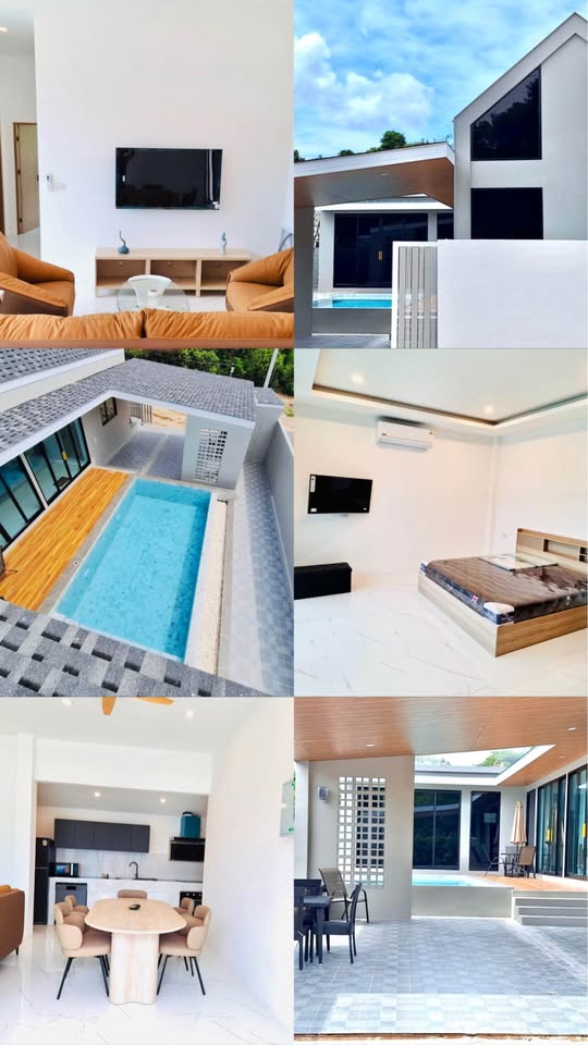 3-Bedroom Villa – Bophut, near Samui Airport Central Samui - Villa for Rent in Koh Samui