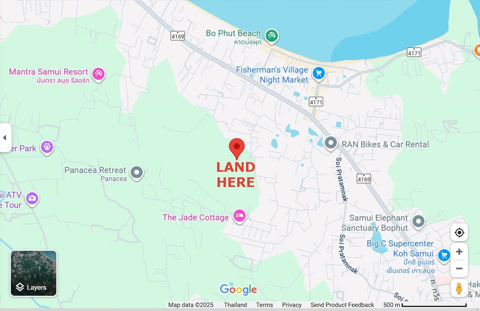 Land in Bophut For Rent/Lease